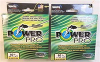 2 - Spectra Power Pro 80 Lb. Test Line