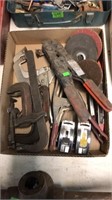 BX W/ CLAMPS, TAPE MEASURES & CRIMPING TOOL