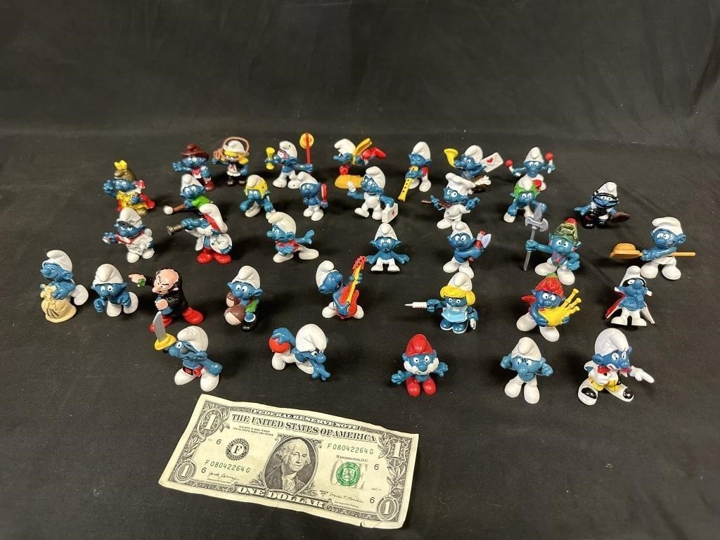 Smurf Figures Collectible Lot #1 - Large Lot