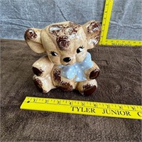 Ceramic Teddy Bear Planter