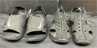2 Pairs Of Nike Sandals RRP $42.00/$48.00 Size 2Y