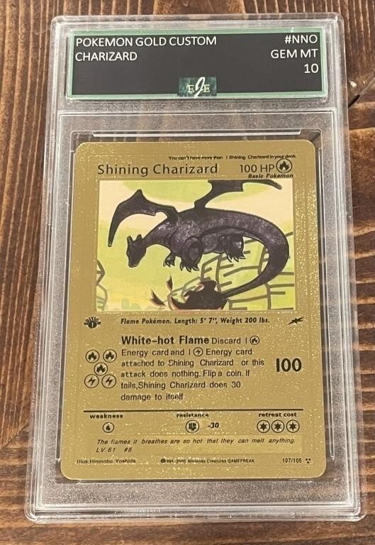 Pokémon Gold Custom Charizard Card