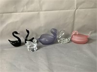 Glass Swan Collection
