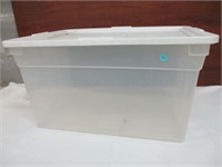 Rubbermaid Tote 59 Quart - Clear & Good Lid