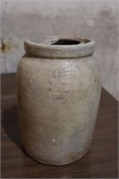 D. Melcher Stoneware Jar