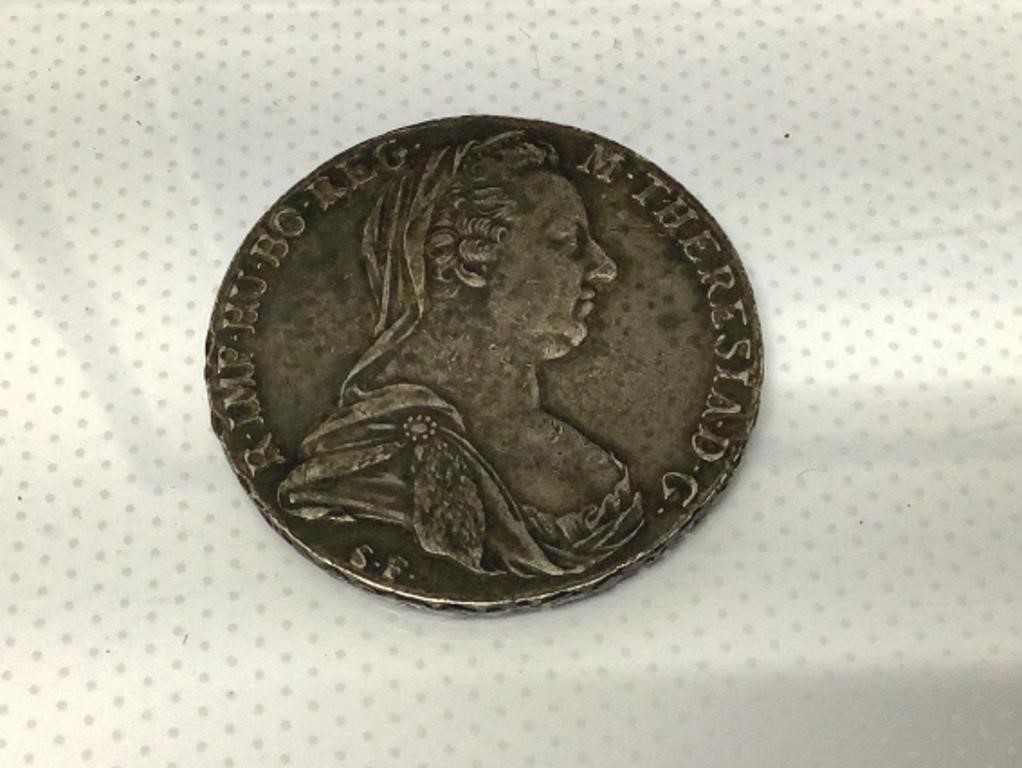 1780 Austria Thaler Restrike .833 Silver