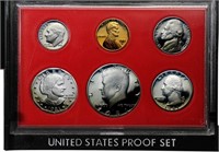 1981 United States Mint Proof Set 6 coins No Outer