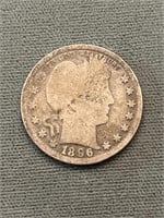 1896 Barber Silver Quarter