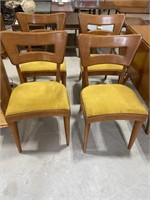 Heywood Wakefield Champagne  4 dinning chairs