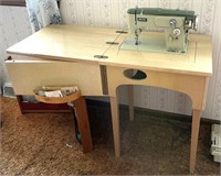 1950-60's Riccar Sewing Machine in Blond MCM