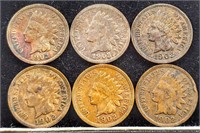 1903 & 1902 Indian Head Cent Coins