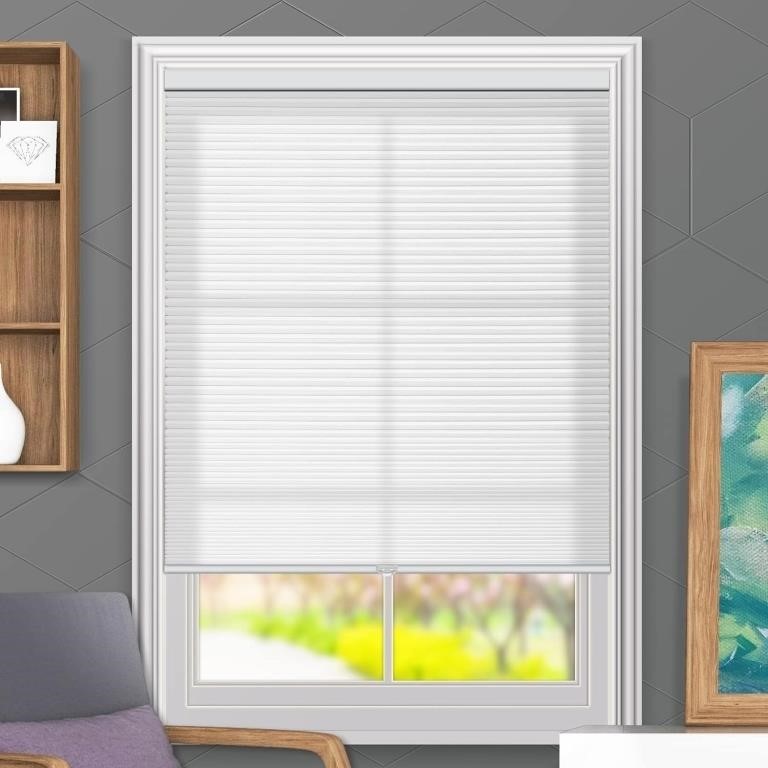 Light Filtering Cellular Shades-Cordless, 48"x64"