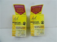 Lot of 2 Bach Rescue Remedy Stress Relief for