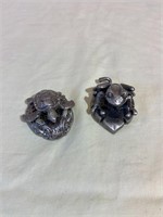 Turtle & Frog Figurines
