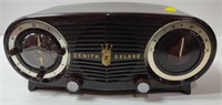 Zenith Brown Clock Radio