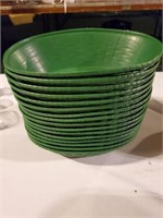 16 Green Appetizer Baskets