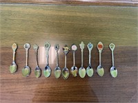 Lot of Collectors Spoons Canada