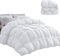 Read Notes! Down Comforter Cal King  White  108x98