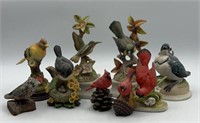 Lot Of Bird Figurines