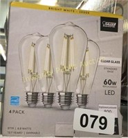 Feit Electric 60W LED Bulbs ST19 Clear