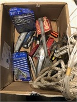 Lot of rope and tools