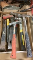 Lot of hammers/ nail pullers