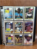 $$$ Binder FULL 1980's/90's Baseball Cards