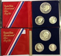(2) US Bicentennial Silver Proof Sets