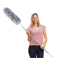DELUX Microfiber Feather Duster Extendable Duster