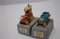 Charbens Vauxhall Hansom Cab & Wolsely Die Cast w/
