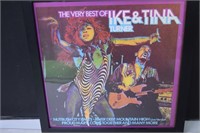 Framed LP Album & Cover, Ike & Tina Turner