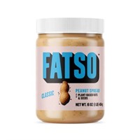 2021/01 2 PACKS FATSO Classic Natural Peanut Butte