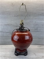 LARGE GINGER JAR STYLE LAMP WORKS