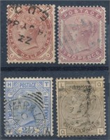 GREAT BRITAIN #79-80, #82 & #84 USED AVE-FINE