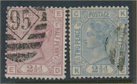 GREAT BRITAIN #66 & #68 USED AVE-FINE