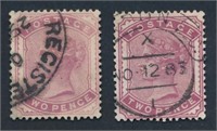 GREAT BRITAIN #81 & #81a USED AVE