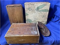 2 Dove Tail Boxes: Gold Seal Brand Salt Codfish