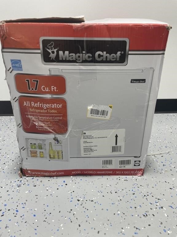 Magic Chef 1.7 Cu. Ft. Refrigerator