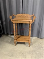 Oak Telephone Stand