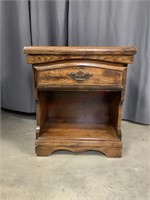 Oak Finished Night Stand