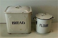 Enamelware Cannisters