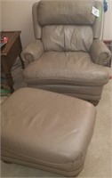 Genuine Leathercraft Reclining Back Chair &