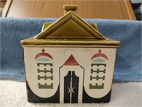 Vintage Small Japanese House Cookie Jar 5 1/2 x