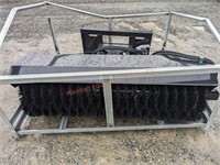 Wolverine 72" Skid Steer Angle Broom