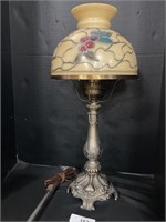 Slag Stained Glass Style Table Lamp.