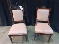 PAIR OF ANTIQUE VICTORIAN CHAIRS