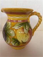 Fruit water pitcher made in Italy 8”