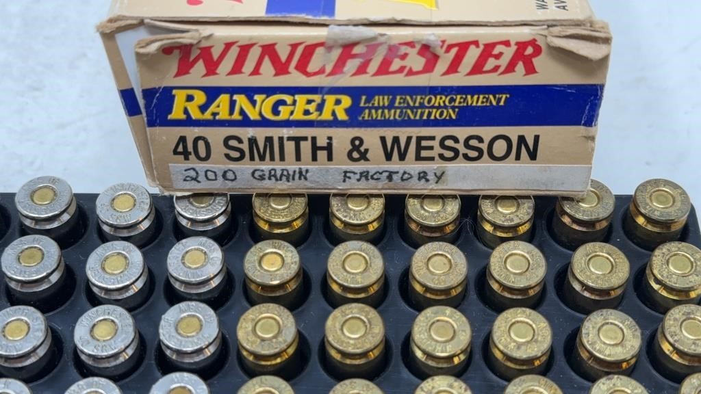 Winchester .40 S&W 200 gr mixed