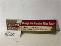 Baldwin Filters Advertisement Sign