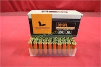 Ammo .38 Special 50 Rounds Field & Stream 158 Gr.